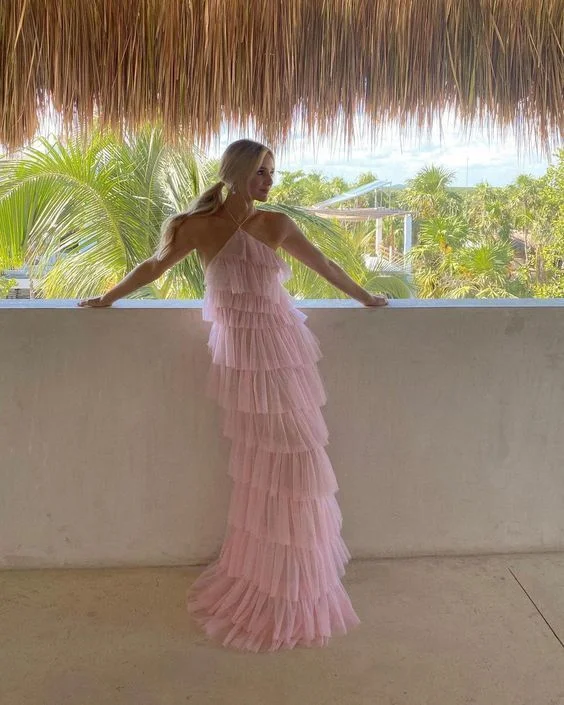 Exclusive Online Offer stylish party dress18th birthday dress Long Pink Prom Dress Y77 Exclusive Online Offer stylish party dress18th birthday dress Long Pink Prom Dress Y77