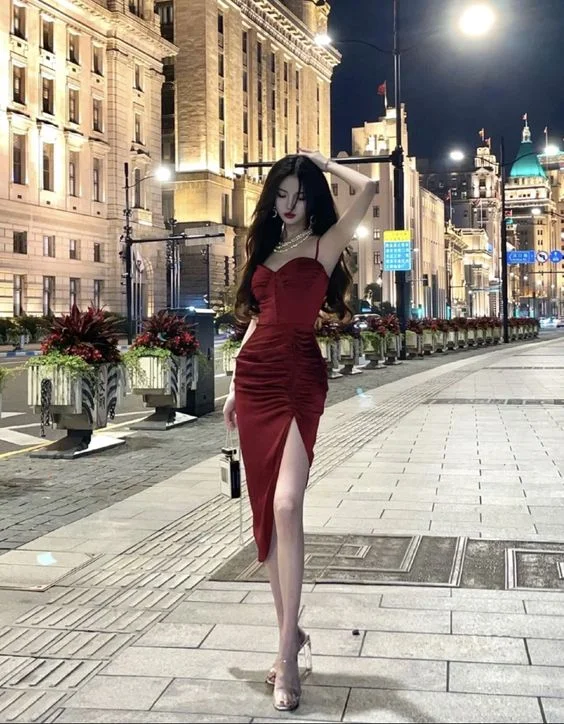 Epic Deals shift dressA-line Spaghetti Straps Midi Length Prom Dress With Pleats Y701 Epic Deals shift dressA-line Spaghetti Straps Midi Length Prom Dress With Pleats Y701