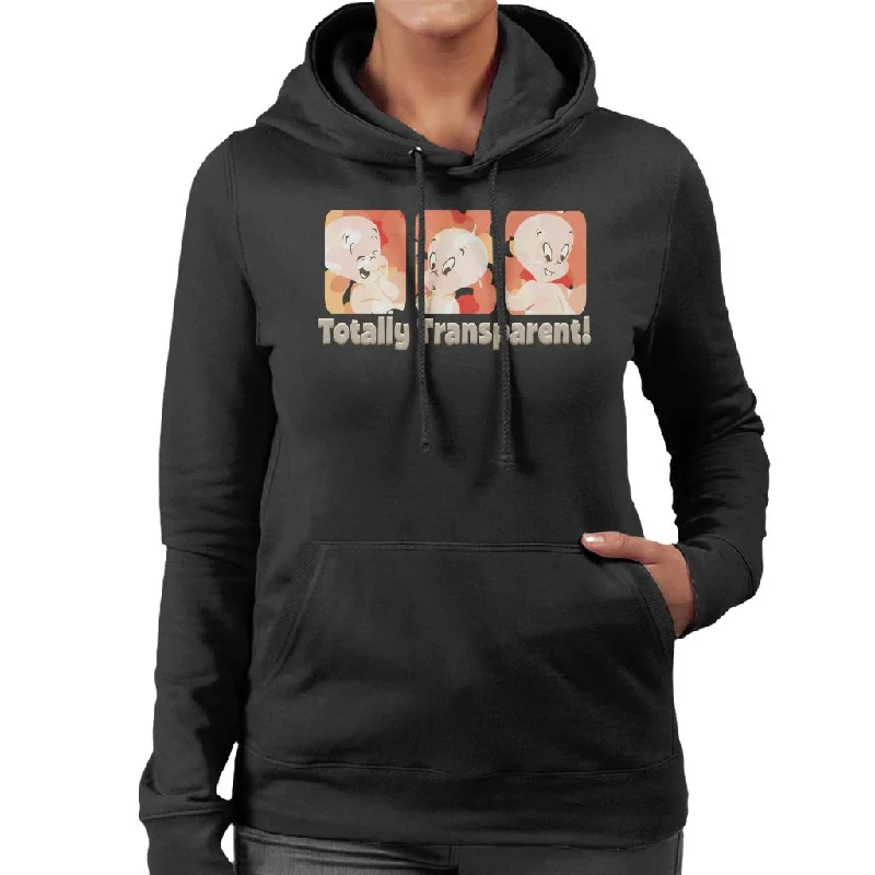 Early Access high-fashion hoodieCasper The Friendly Ghost Totally Transparent Women's Hooded Sweatshirt