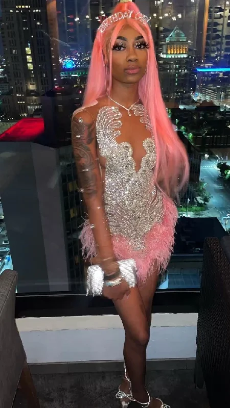 Stock Clearance fitted dress18th Birthday Outfit Dress Sexy Tight Beaded Dress Mini Homecoming Dress Y778 Stock Clearance fitted dress18th Birthday Outfit Dress Sexy Tight Beaded Dress Mini Homecoming Dress Y778