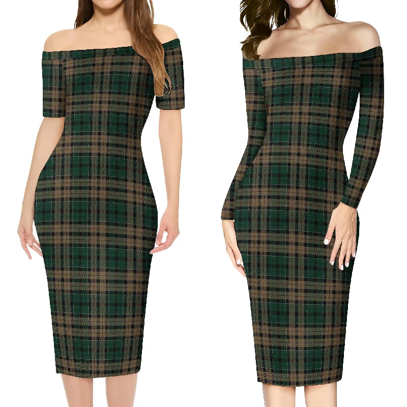 Today’s Deal Sackett Tartan Off Shoulder Lady Dress