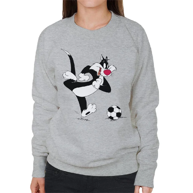 Huge Discounts premium gym hoodieLooney Tunes Football Sylvester Dribble Women's Sweatshirt