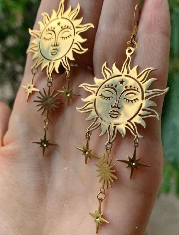 Take Advantage shift dressCeleste Earrings