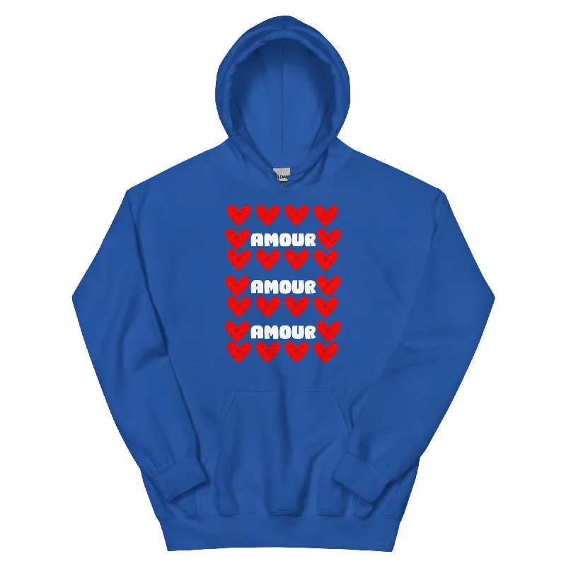 fashionable workout wearAmour Valentine Royal Blue Hoodie