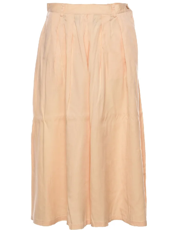Reduced Prices outdoor coatFlared Leg Pale Yellow Wide Leg Pleated Trousers - W29 L20