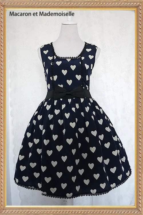 The Best Prices floral wrap dressChess Story~The Queen of Hearts~Heart Pattern Lolita JSK
