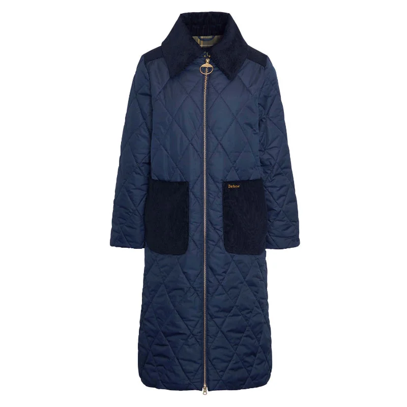 warm jacketBarbour Malton Quilt Ladies Jacket - Navy/Classic