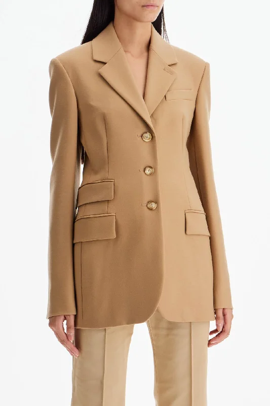 Amazing Deals soft shell coatSportmax Stretch Wool 'opice' Bl