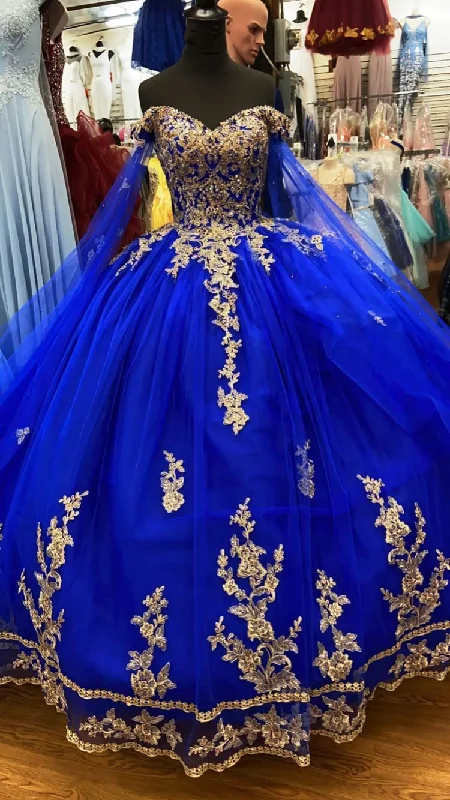 Crazy Deals sophisticated dressRoyal Blue Tulle Ball Gown With Gold Lace Sweet 16 Dress Y530 Crazy Deals sophisticated dressRoyal Blue Tulle Ball Gown With Gold Lace Sweet 16 Dress Y530