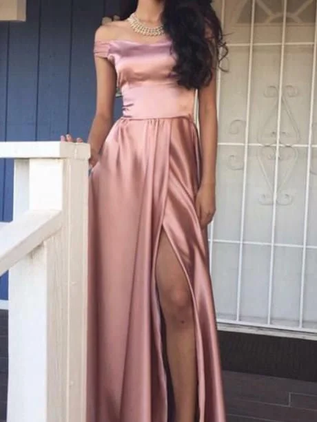 Bargain Prices Sexy Cheap Prom Dresses Off-the-shoulder A-line Sexy Prom Dress/Evening Dress JKL303