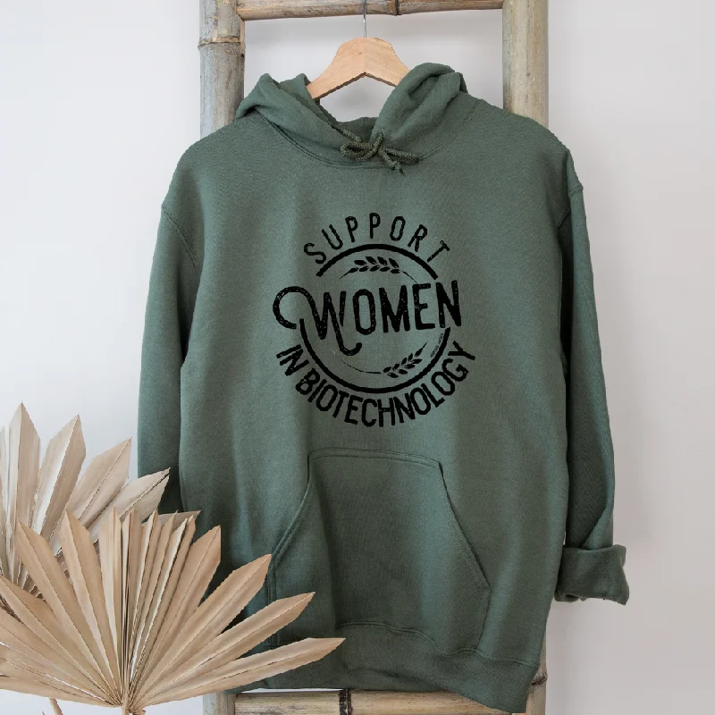 Stock Clearance chic pullover hoodieSupport Women in Biotechnology Hoodie (S-3XL) Unisex - Multiple Colors!