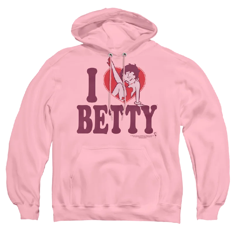 Special Discount casual hoodie for menBetty Boop I Heart Betty - Pullover Hoodie