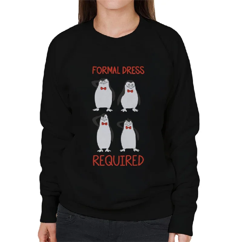 Crazy Savings chic active hoodieMadagascar Penguins Formal Dress Required Women's Sweatshirt