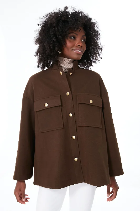 contemporary trench coatBrown Marant Shirt Jacket