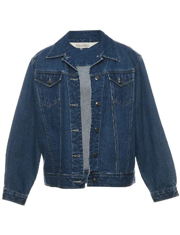 trendy puffer coatSt John's Bay Indigo Denim Jacket - M