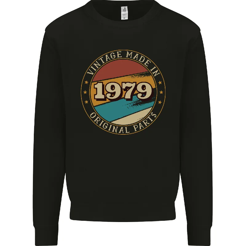 Price Rollback athletic casual sweatshirt45th Birthday  Vintage Made In 1979 Mens Sweatshirt Jumper
