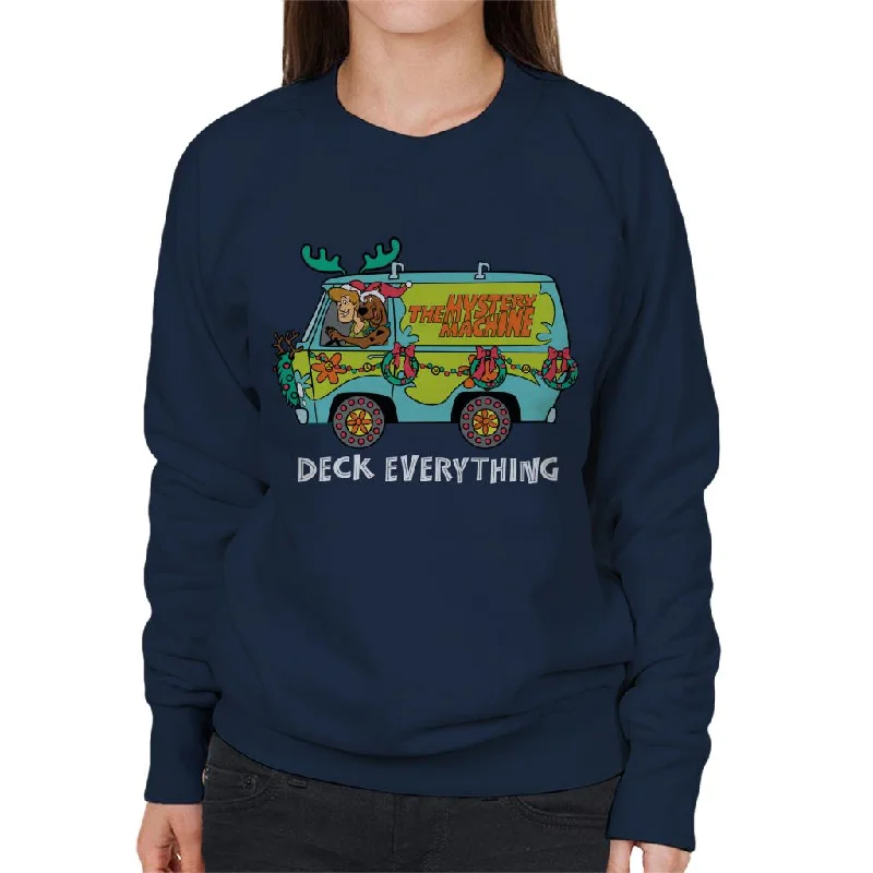 Weekend Special streetwear gym sweatshirtScooby Doo Christmas The Mystery Machine Women's Sweatshirt