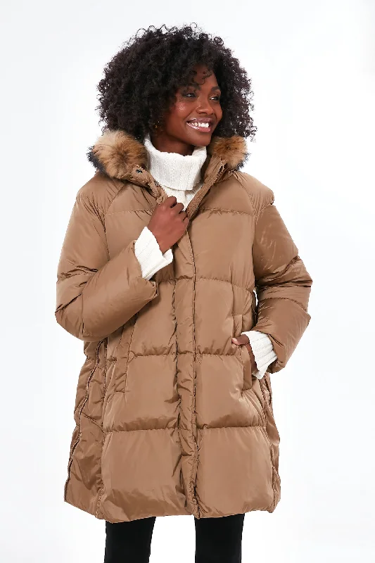 Final Clearance high-fashion coatCaramel Bembo Coat