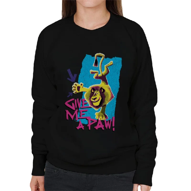 Big Savings gym ready hoodieMadagascar Alex Give Me A Paw Women's Sweatshirt