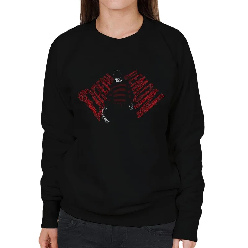 Deal Dash fashionable fitness sweatshirtA Nightmare On Elm Street Freddy Krueger Dream Demon Women's Sweatshirt