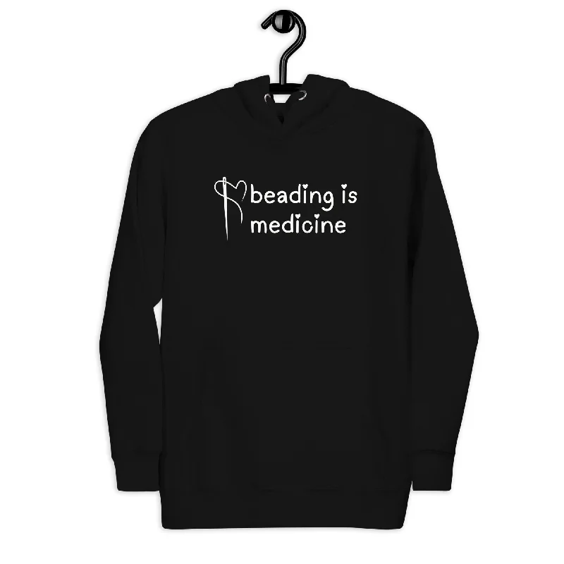 Closeout Sale chic fitness hoodieBeading Is Medicine <3 IYKYK Hoodie