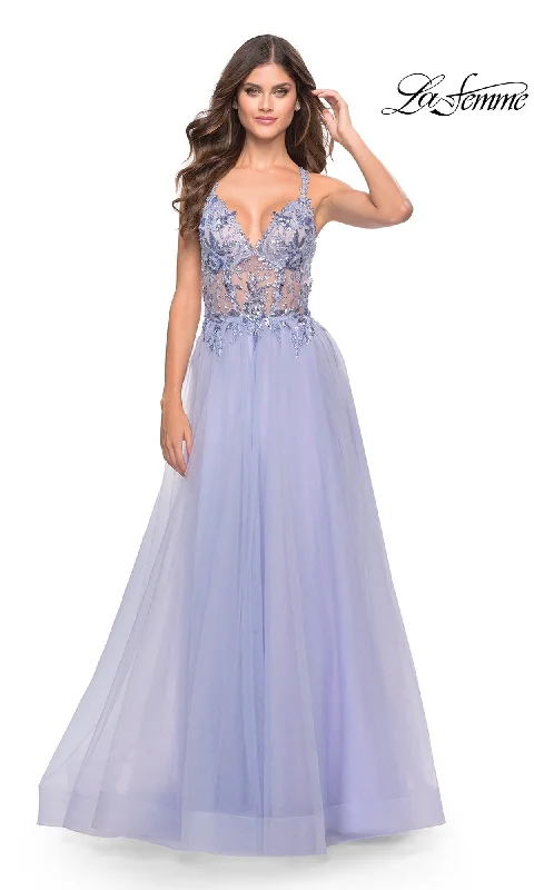 Super Bargain playful dressLa Femme 31369 Formal Prom Dress