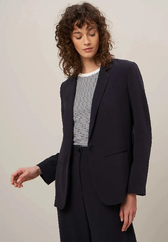 trendy casual outerwearJacket Virna Bbve611 02-Dark-Navy