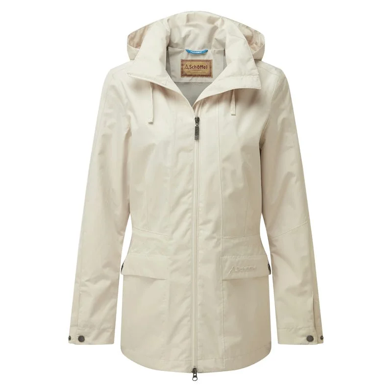 slim fit coatSchoffel Hazelwood Ladies Venturi Waterproof Coat - Stone