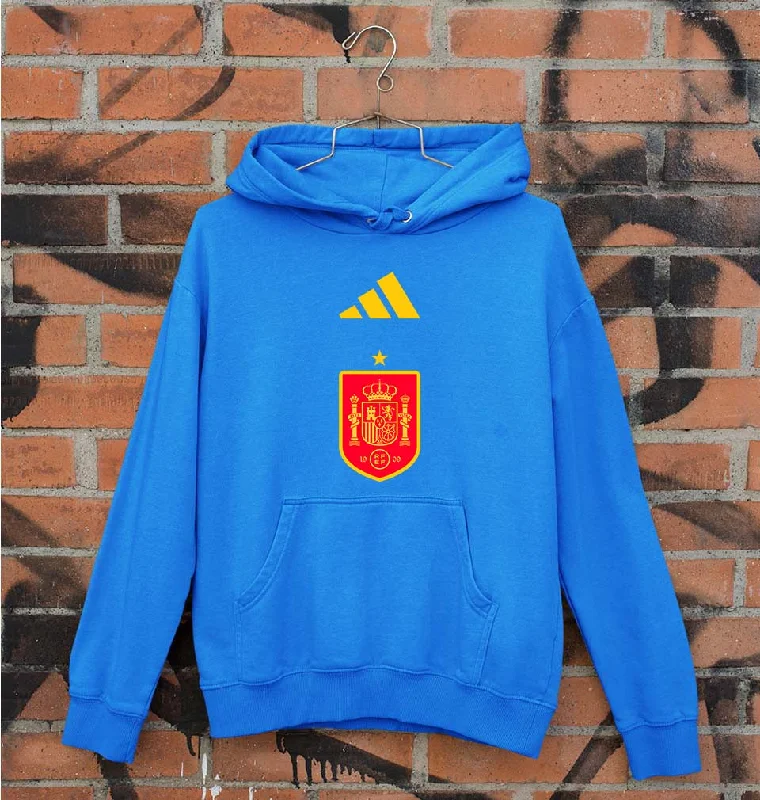 Overstock zip-up hooded sweatshirtSpain Football Unisex Hoodie for Men/Women