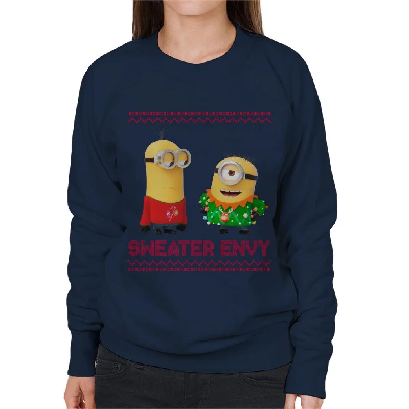 Massive Deals soft athletic sweatshirtMinions Christmas Sweater Envy Women's Sweatshirt