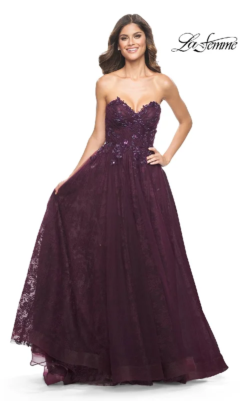 Grand Opening Sale sleeveless dressLa Femme 31954 Formal Prom Dress