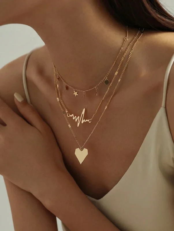 Exclusive Deal formal dressHeartbeat Necklace