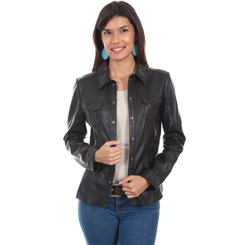 Today’s Deal long-sleeve coatWomen's Contemporary Lamb Jacket By Scully L1024-11