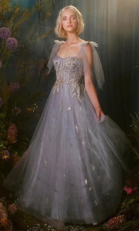 Lowest Price v-neck dressAndrea & Leo Long Formal Dress A0824