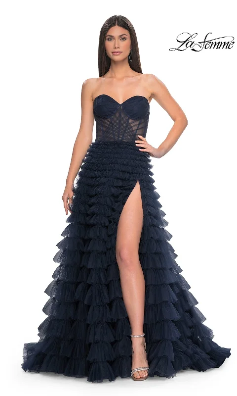 chic shift dressLa Femme 32283 Formal Prom Dress