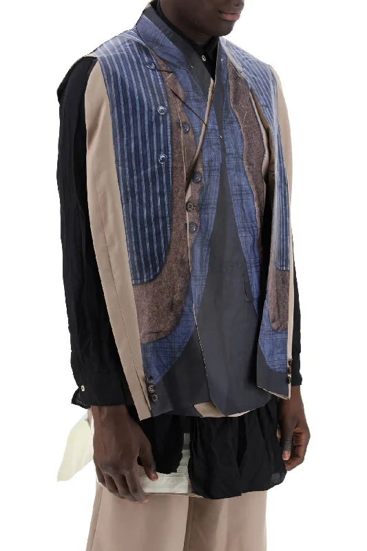 Final Clearance oversized coatComme Des Garcons Homme Plus Sleeveless Blazer With Trom Final Clearance oversized coatComme Des Garcons Homme Plus Sleeveless Blazer With Trom