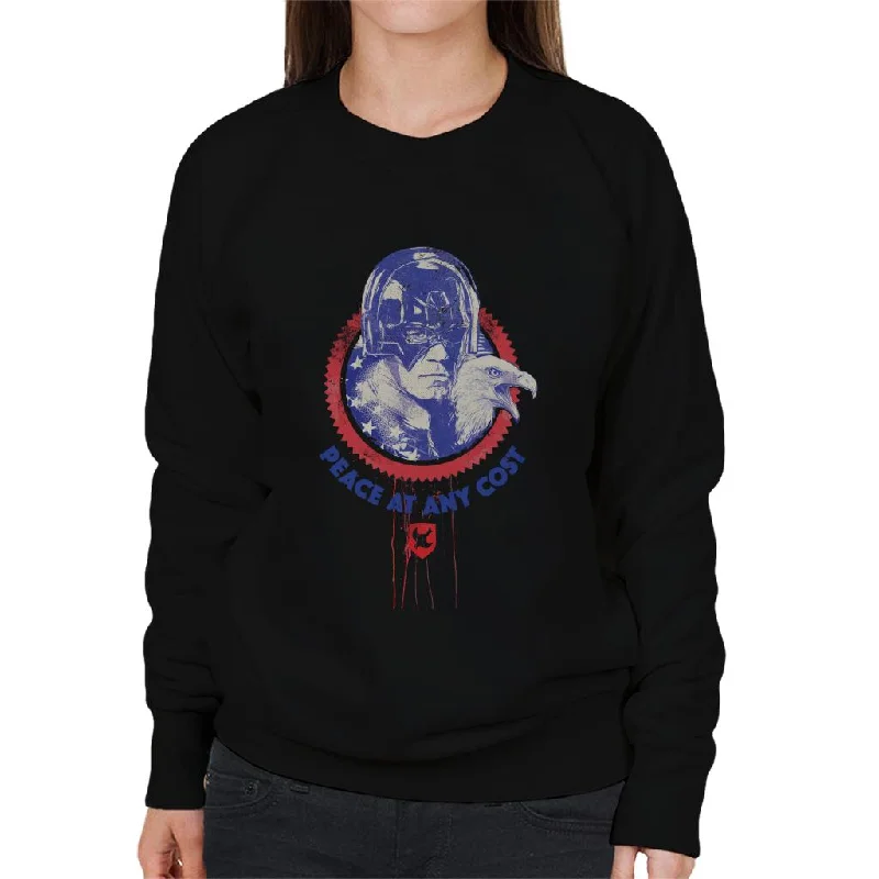 Referral Discount long-sleeve athletic hoodiePeacemaker Peace At Any Cost Women's Sweatshirt