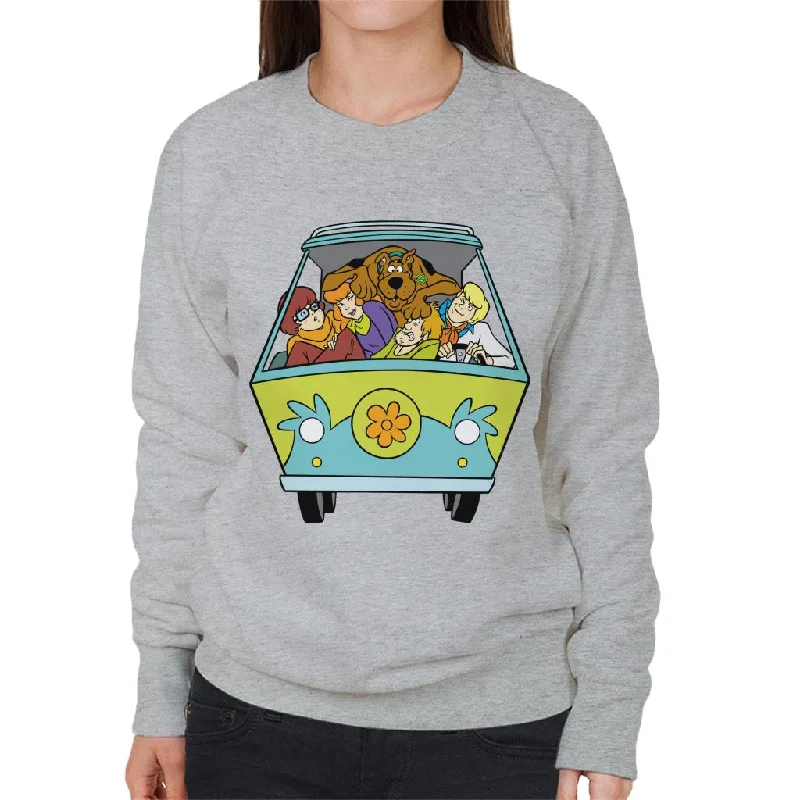 Deal of the Day breathable gym hoodieScooby Doo Characters In The Mystery Machine Women's Sweatshirt