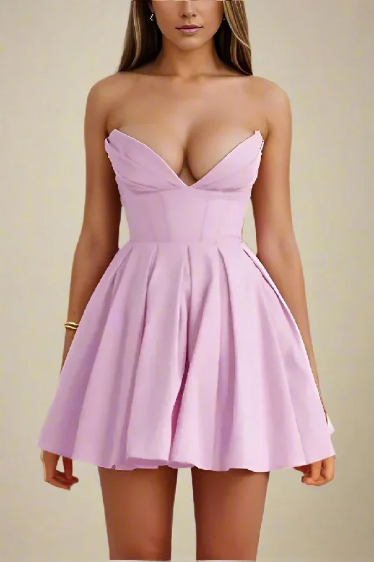Take Advantage textured dressGabbi Bodycon Mini Dress - Violet