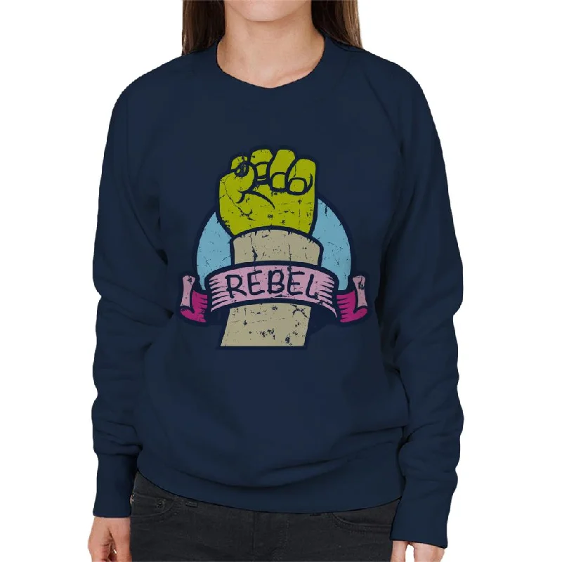 Buy Now activewear hoodieShrek Hand Rebel Women's Sweatshirt
