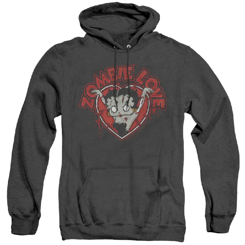 slim-fit hooded sweatshirtBetty Boop Heart You Forever - Heather Pullover Hoodie