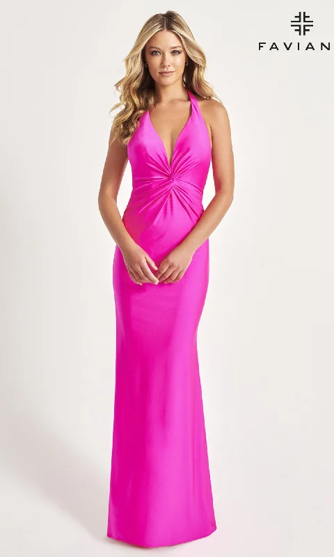 While Supplies Last denim dressLong Formal Dress 11014 by Faviana
