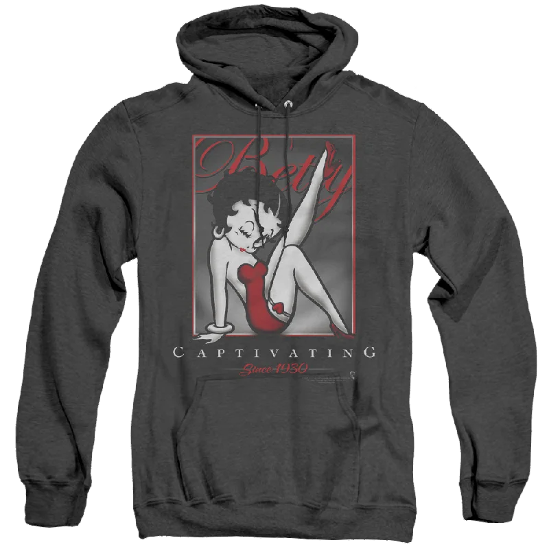 One-DAY Sale chic hoodieBetty Boop Captivating - Heather Pullover Hoodie
