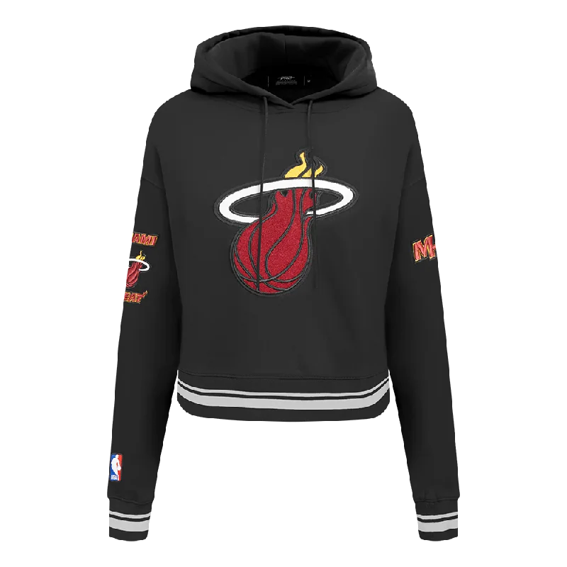 Overstock fashion gym hoodieSUDADERA CON GORRO NBA MIAMI HEAT RETRO CLASSICS PARA MUJER