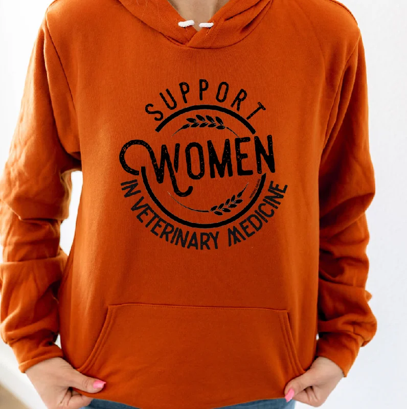 Big Savings casual hoodie for workoutSupport Women in Veterinary Medicine Hoodie (S-3XL) Unisex - Multiple Colors!