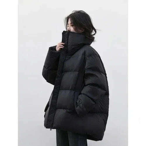 Today Only soft shell coatCHIC VEN Women Down Coats Long Sleeve New Soft Solid Lightweight Bread Down Jacket Female Warm Coat Lapel Outerwear Winter 2023