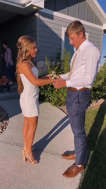 Don't Wait fitted bodycon dressWhite Short Homecoming Dress Cute White Party Dress Y430 Don't Wait fitted bodycon dressWhite Short Homecoming Dress Cute White Party Dress Y430