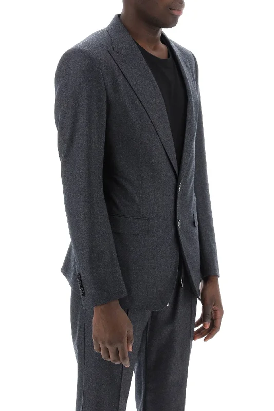 Mega Deal fashion coat with hoodDolce & Gabbana "single-Breasted Flannel
