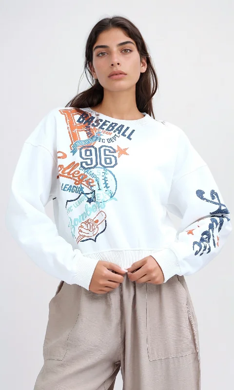 Special Savings trendy gym wear hoodieO179913-W21W334--O.WHITE (WSW)