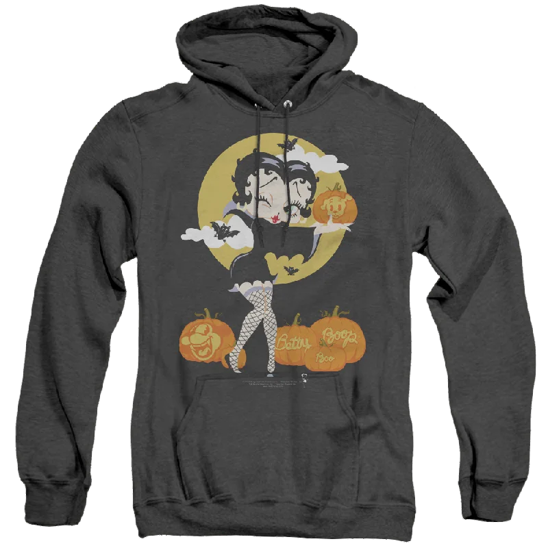 performance hoodie for gymBetty Boop Vamp Pumkins - Heather Pullover Hoodie